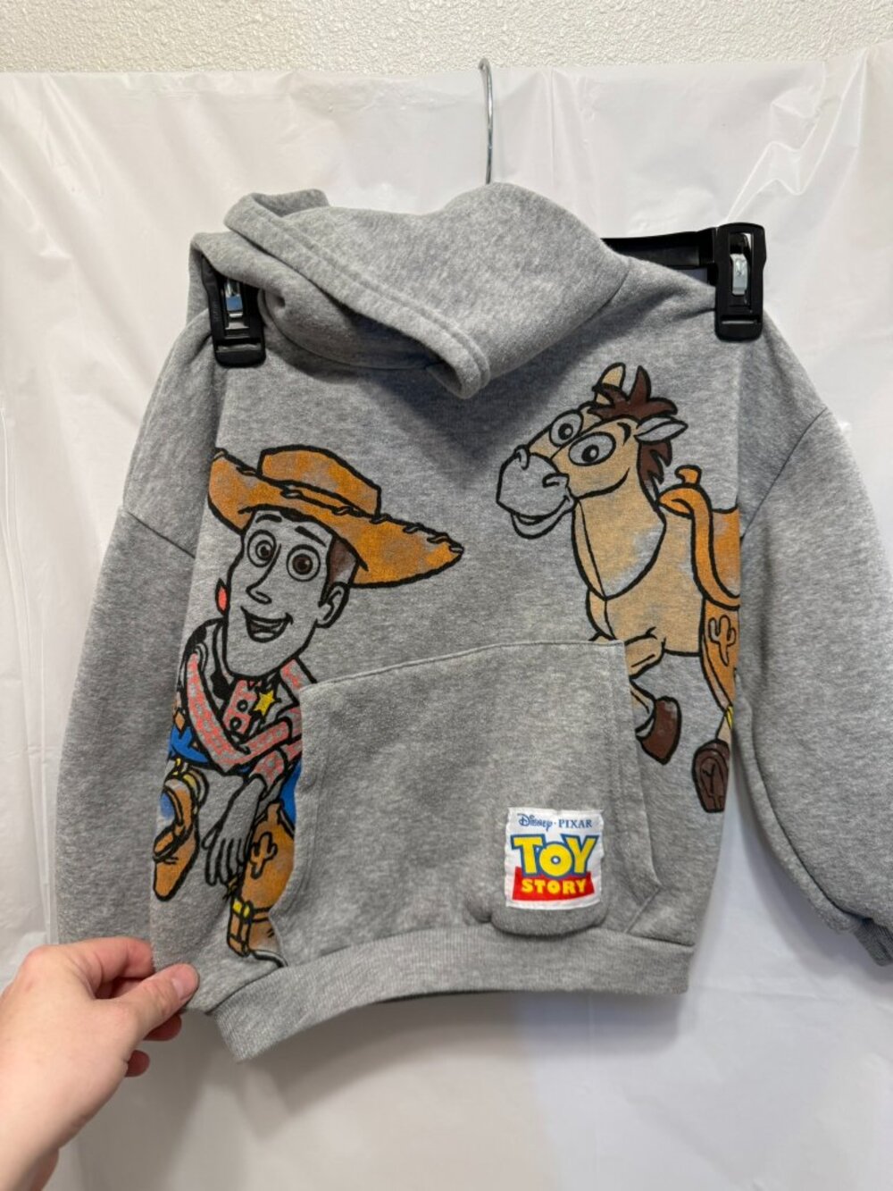 Vintage Rare Disney Pixar Toy Story Woody Bullseye Hoodie 5